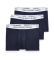 Køb Polo Ralph Lauren Pakke med 3 marineblå boksershorts