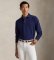 Buy Polo Ralph Lauren Custom Slim Fit navy pique polo shirt