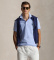 Nakup Polo Ralph Lauren Polo iz elastičnega pikeja Custom Slim Fit svetlo modre barve