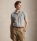 Buy Polo Ralph Lauren Stretch pique polo shirt Custom Slim Fit grey