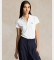 Acheter Polo Ralph Lauren Polo Julie Slim Short Sleeve blanc