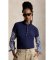 Kaufen Polo Ralph Lauren Marineblaues Polohemd in Slim-Fit-Passform mit Stretchanteil
