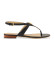 Kaufen Lauren Ralph Lauren Everley Ledersandalen schwarz