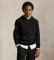 Køb Polo Ralph Lauren Sort fleece-sweatshirt med hætte