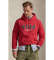 K�b Polo Ralph Lauren RL-fleece-sweatshirt med rødt logo