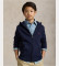 Acheter Polo Ralph Lauren Sweat-shirt bleu à capuche en polaire et coton