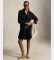 Comprare Polo Ralph Lauren Abito chemisier in cotone con cordoncino nero