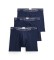 Køb Polo Ralph Lauren Sæt med 3 navyfarvede boxershorts i bomuld