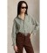 Comprar Polo Ralph Lauren Camisa de algodão com riscas Relaxed Fit verde
