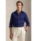 Buy Polo Ralph Lauren Navy Slim Fit Linen Shirt