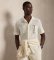 Comprar Polo Ralph Lauren Camisa de pointelle com textura branco creme