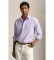 Comprar Polo Ralph Lauren Camisa de popelina con rayas Custom Fit lila