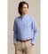 Comprar Polo Ralph Lauren Camisa slim fit azul em popelina elástica