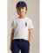Buy Polo Ralph Lauren Big Pony white cotton knitted T-shirt