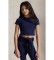 Comprare Polo Ralph Lauren Maglietta squadrata a coste blu marino