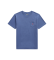 Comprare Polo Ralph Lauren Maglietta in maglia di cotone con tasca blu