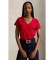 Comprare Polo Ralph Lauren Maglietta in maglia con collo a V rosso