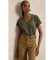 Comprar Polo Ralph Lauren Camiseta de punto con cuello de pico verde
