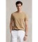 Comprar Polo Ralph Lauren T-shirt de malha Slim Fit personalizada castanha