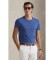 Buy Polo Ralph Lauren Custom Slim Fit knit T-shirt blue