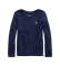 Buy Polo Ralph Lauren Navy blue jersey knit t-shirt