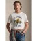 Comprar Polo Ralph Lauren T-shirt de malha em jersey estampada off-white