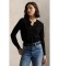 Comprare Polo Ralph Lauren Cardigan in lana con collo tondo nero