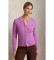 Comprar Polo Ralph Lauren Cárdigan de algodón en punto de ochos rosa