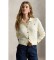 Acheter Polo Ralph Lauren Cardigan en coton à torsades blanc cassé