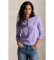 Acheter Polo Ralph Lauren Cardigan en coton et élasthanne lilas