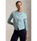 Comprare Polo Ralph Lauren Cardigan in cotone ed elastan turchese