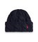 Comprar Polo Ralph Lauren Gorro de mistura de lã com riscas marinho