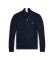 Acheter Polo Ralph Lauren Pull en coton à fermeture éclair bleu marine