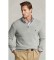 Buy Polo Ralph Lauren Gray cotton sweater with mock neck