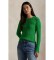 Acheter Polo Ralph Lauren Jersey de coton vert en tricot à huit mailles