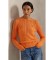 Comprare Polo Ralph Lauren Maglione di cotone a trecce arancione
