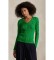 Comprare Polo Ralph Lauren Maglione di cotone a trecce verde