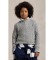 Acheter Polo Ralph Lauren Pull en coton à torsades gris