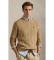 Nakup Polo Ralph Lauren Rjav bombažni pleteni pulover ecru