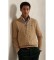 Acheter Polo Ralph Lauren Pull en coton en point de torsades marron