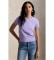 Kopen Polo Ralph Lauren Lila T-shirt met korte mouwen en ronde hals