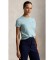 Kopen Polo Ralph Lauren Turquoise T-shirt met korte mouwen en ronde hals