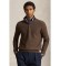 Comprare Polo Ralph Lauren Maglione in maglia piquet di cotone marrone