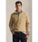 Comprare Polo Ralph Lauren Maglia a coste con cerniera corta beige