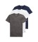 Kaufen Polo Ralph Lauren 3er-Set Rundhals-T-Shirts grau, weiß, marineblau