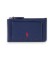 Buy Polo Ralph Lauren Navy blue Polo Play leather card holder