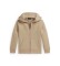 Køb Polo Ralph Lauren Brun fleece-sweatshirt med lynlås