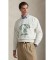 Køb Polo Ralph Lauren Off-white vintage grafisk fleece-sweatshirt