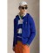 Comprare Polo Ralph Lauren Felpa in maglia doppia con zip blu