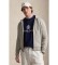 Köp Polo Ralph Lauren Dubbelstickad tröja med grå dragkedja